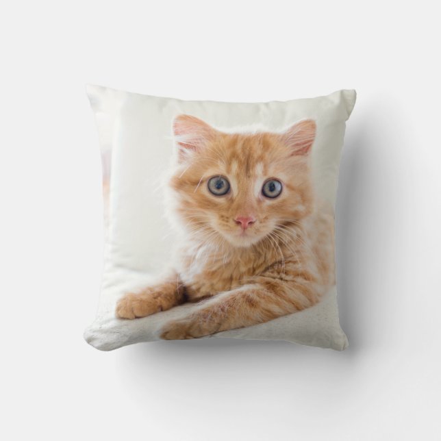 Personalized Pet Throw Pillow (Front)
