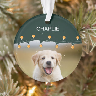 Personalized Pet Using Pet's Christmas Dog Custom Ornament