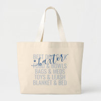 Personalized Pet Vacation Packing List on