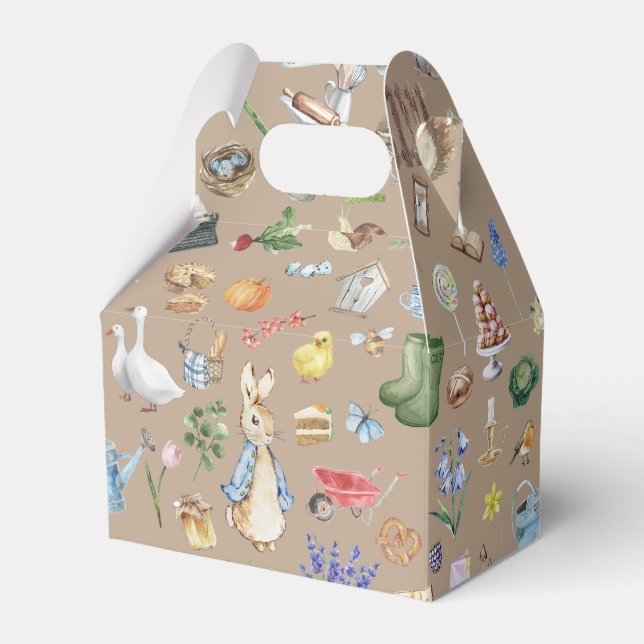 personalized peter the rabbit favor box (Front Side)