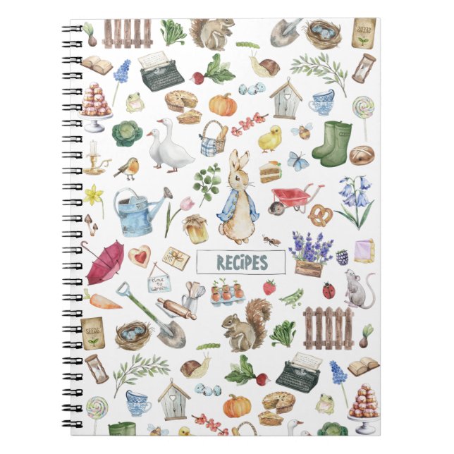 Personalized Peter the Rabbit Notebook (Front)