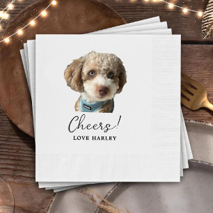 Personalized Pets Custom Hand Drawing Wedding Napkin