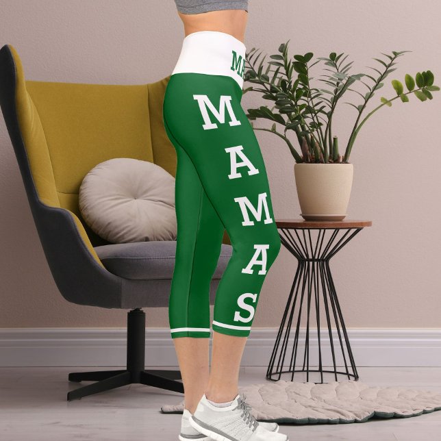 Personalized Pets Mamas Cats High Waisted Capris (Creator Uploaded)