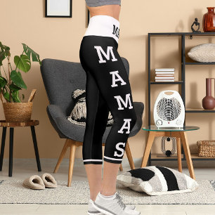 Personalized Pets Mamas Cats High Waisted Capris