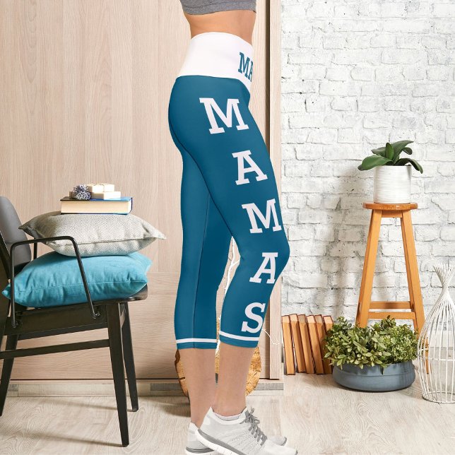 Personalized Pets Mamas Cats High Waisted Capris (Creator Uploaded)