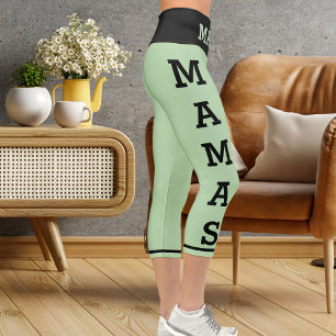 Personalized Pets Mamas Cats High Waisted Capris