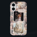 Personalized Pets Photo Collage Christmas iPhone 16 Case<br><div class="desc">Personalized Pets Photo Collage Christmas</div>