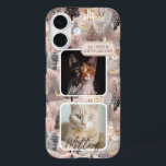 Personalized Pets Photo Collage Christmas iPhone 16 Case<br><div class="desc">Personalized Pets Photo Collage Christmas</div>