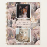 Personalized Pets Photo Collage Christmas Planner<br><div class="desc">Personalized Pets Photo Collage Christmas</div>