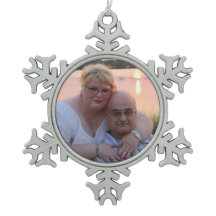 Personalized peuter snowflake ornament 