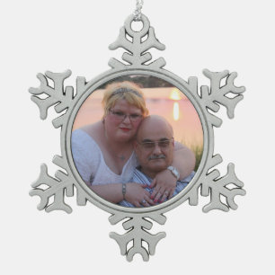 Personalized peuter snowflake ornament 