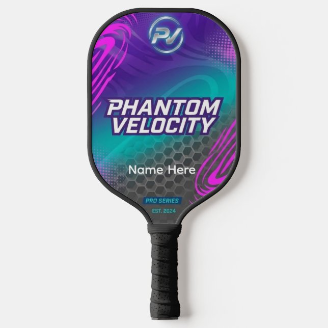 Personalized Phantom Velocity Pickleball Paddle  (Front)