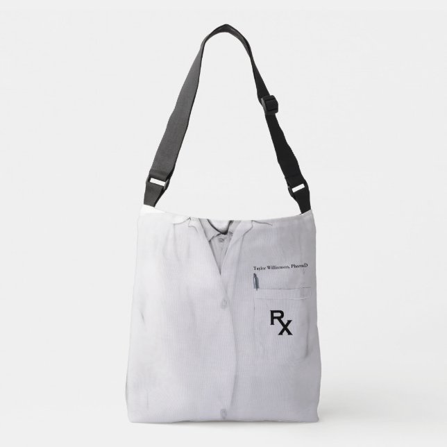 Personalized Pharmacist Gift Crossbody Bag (Front)