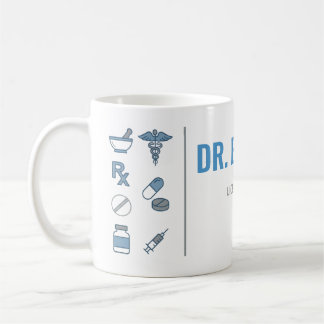 Personalized Pharmacist Mug | Modern Split Layout 