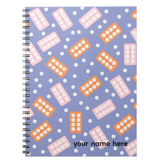 Personalized Pharmacy Tech Notebook (Front)