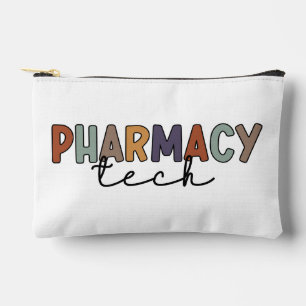 Personalized Pharmacy Tech Retro Accessory Pouch