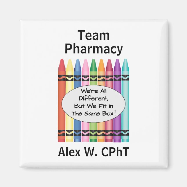 Personalized Pharmacy Technician  Magnet (Front)