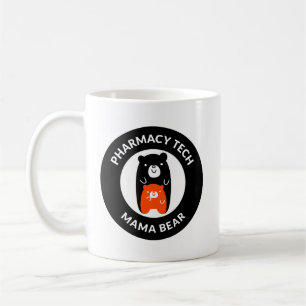 Personalized Pharmacy Technician Mama Bear Mug