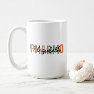 Personalized PharmD, Custom Name Pharmacist Gift, Coffee Mug