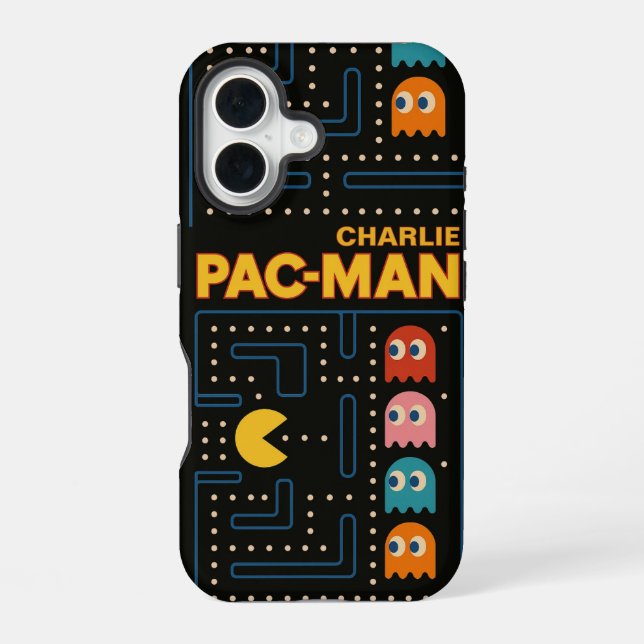 Personalized phone case pacman gamers retro 80s  (Back)