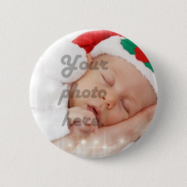 Personalized photo 2 inch round button (Front)