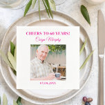 Personalized Photo 30th 40th 50th 60th 70 Birthday Napkin<br><div class="desc">Personalized Photo 30th 40th 50th 60th 70 Birthday Napkins</div>