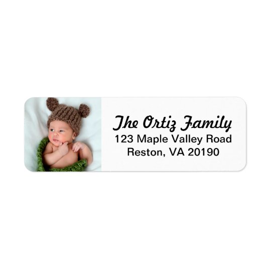 Personalized Photo Address Labels