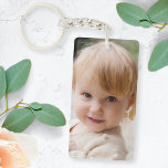 Personalized Photo | Adorable Family 2 Picture Keychain<br><div class="desc">Custom photo design your own template to include 2 of your favourite photographs of your baby, kids, family, friends or pets! An easy to personalize template to make your own one of a kind design with your images. The perfect gift for a loved one! The images shown are for illustration...</div>