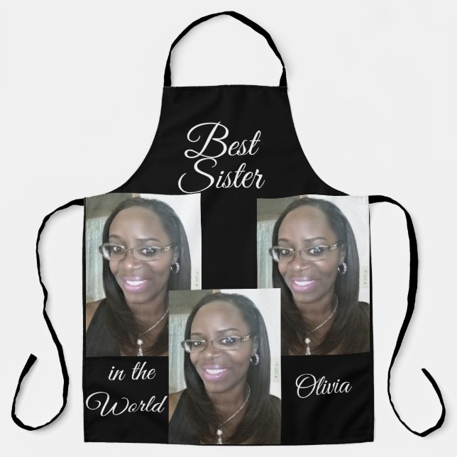PERSONALIZED PHOTO All-Over Print Apron (Front)