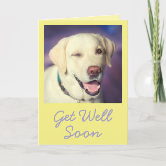Personalized Photo and Encouragement Get Well  Card