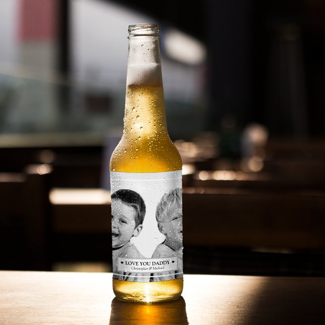 Personalized Photo and message Beer Bottle Label (Creator Uploaded)