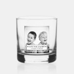 Personalized Photo And Message Whiskey Glass<br><div class="desc">Attention all fathers and whiskey connoisseurs! This father's day, give the gift of style with a personalized whiskey drinking glass. Customize it with a photo and a message, including your children's names, and easily adjust the font styles, sizes, and colours to your liking. Simply click on the "customize further" link...</div>