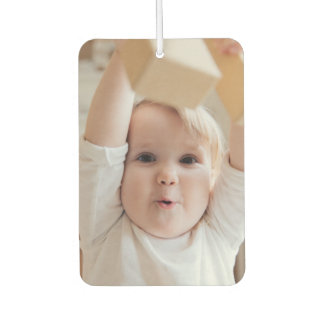 personalized photo and name Happy father's day Air Freshener
