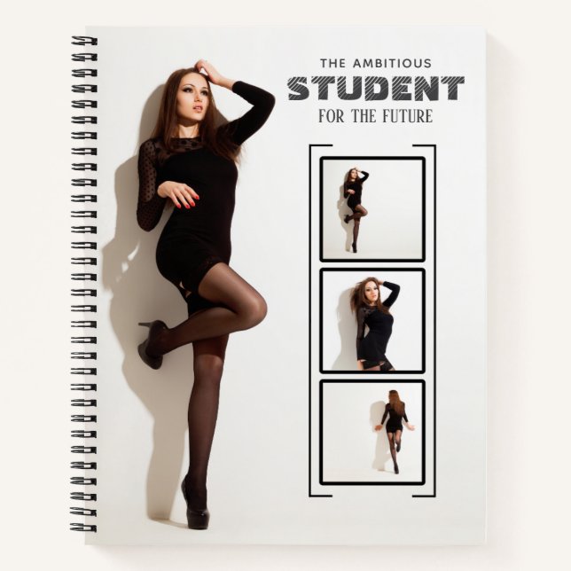 personalized photo and name notebook (Front)