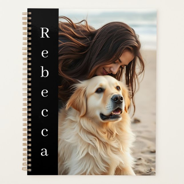 Personalized Photo and Name  Planner (Front)