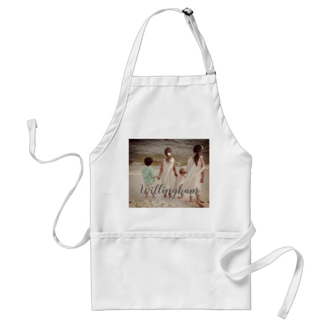 Personalized Photo and Name Standard Apron (Front)
