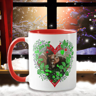 Personalized Photo and Names   Our First Christmas Mug