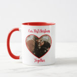 Personalized Photo and Names | Our First Christmas Mug<br><div class="desc">Personalized,  "Our First Christmas Together" holiday mug. Just add your favourite photo,  names and date in the personalize area.</div>