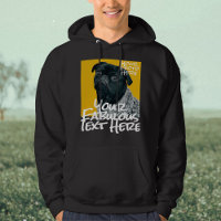 Personalized Photo and Text black