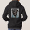 Personalized Photo and Text black Hoodie