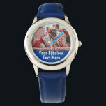 Personalized Photo and Text Boy Watch<br><div class="desc">Personalized Photo and Text Boy Watch</div>