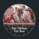 Personalized Photo and Text Dartboard<br><div class="desc">Personalized Funny Photo and Text Dart Board</div>