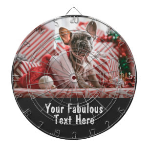 Personalized Photo and Text Dartboard