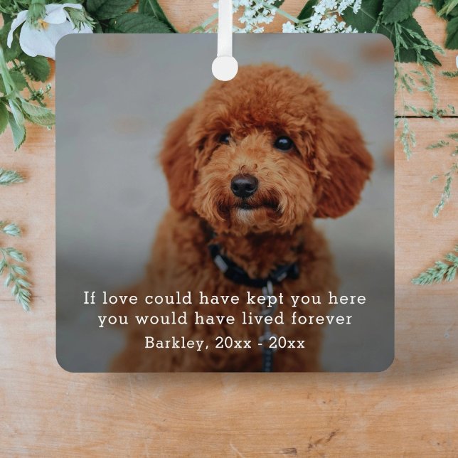 Personalized Photo and Text Easy Customizable Metal Ornament (Personalized Photo and Text Easy Customizable Metal Ornament by Ricaso. Memorial or change to suit)