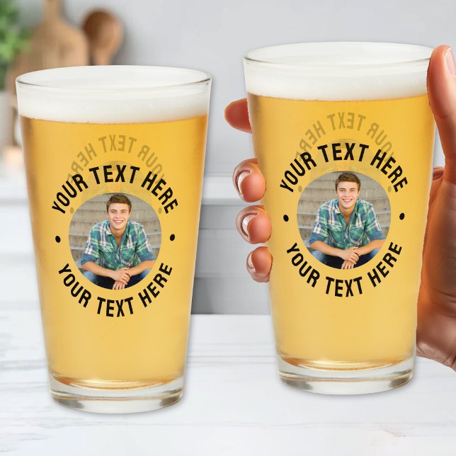 Personalized Photo And Text Glass (Personalized Photo And Text Glass)