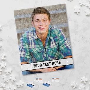 Personalized Photo And Text Jigsaw Puzzle