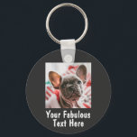 Personalized photo and text keychain<br><div class="desc">Personalized photo and text keychain</div>