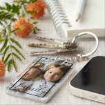 Personalized Photo and Text Keychain<br><div class="desc">Make a Personalized Photo keepsake keychain from Ricaso - add your own photos and text - photo keepsake gifts</div>
