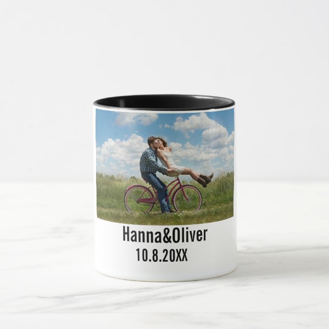 Personalized Photo and Text Mug (Center)