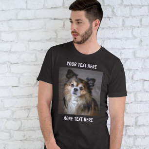 Personalized Photo and Text Or Name T-Shirt